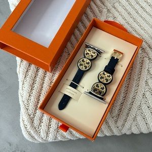 Tory Burch Navy Apple Watch Band